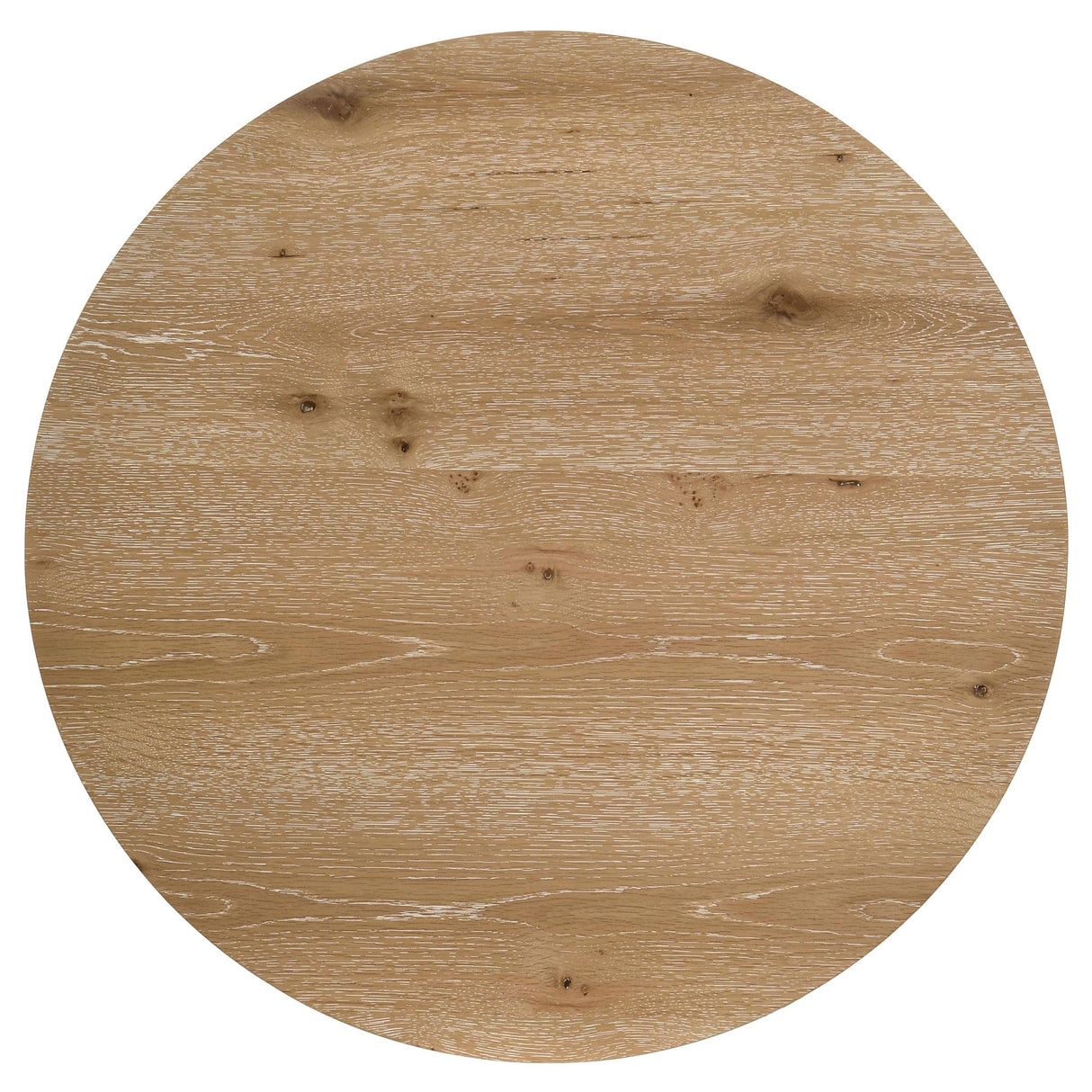 Kessler Light Oak Round Sculptural Wood Coffee Table from Coaster - Luna Furniture