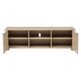 Marcelo Light Elm 71-inch TV Stand Media Console from Coaster - Luna Furniture