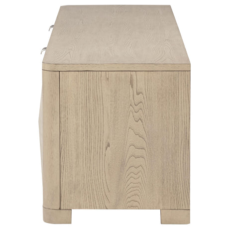 Marcelo Light Elm 71-inch TV Stand Media Console from Coaster - Luna Furniture