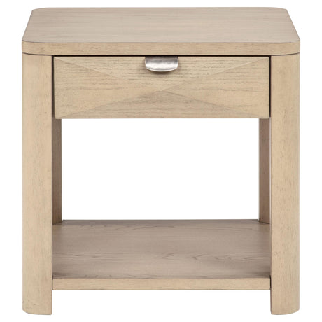 Marcelo Light Elm 2-Piece Coffee Table Set with Storage from Coaster - Luna Furniture
