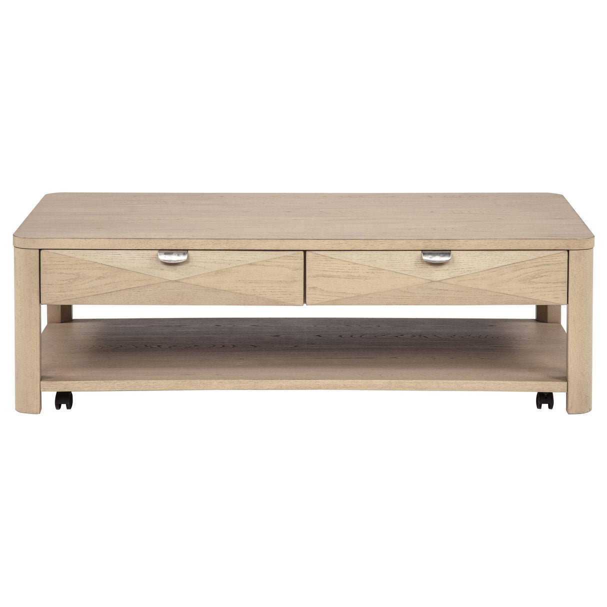 Marcelo Light Elm 3-Piece Coffee Table Set with Storage from Coaster - Luna Furniture