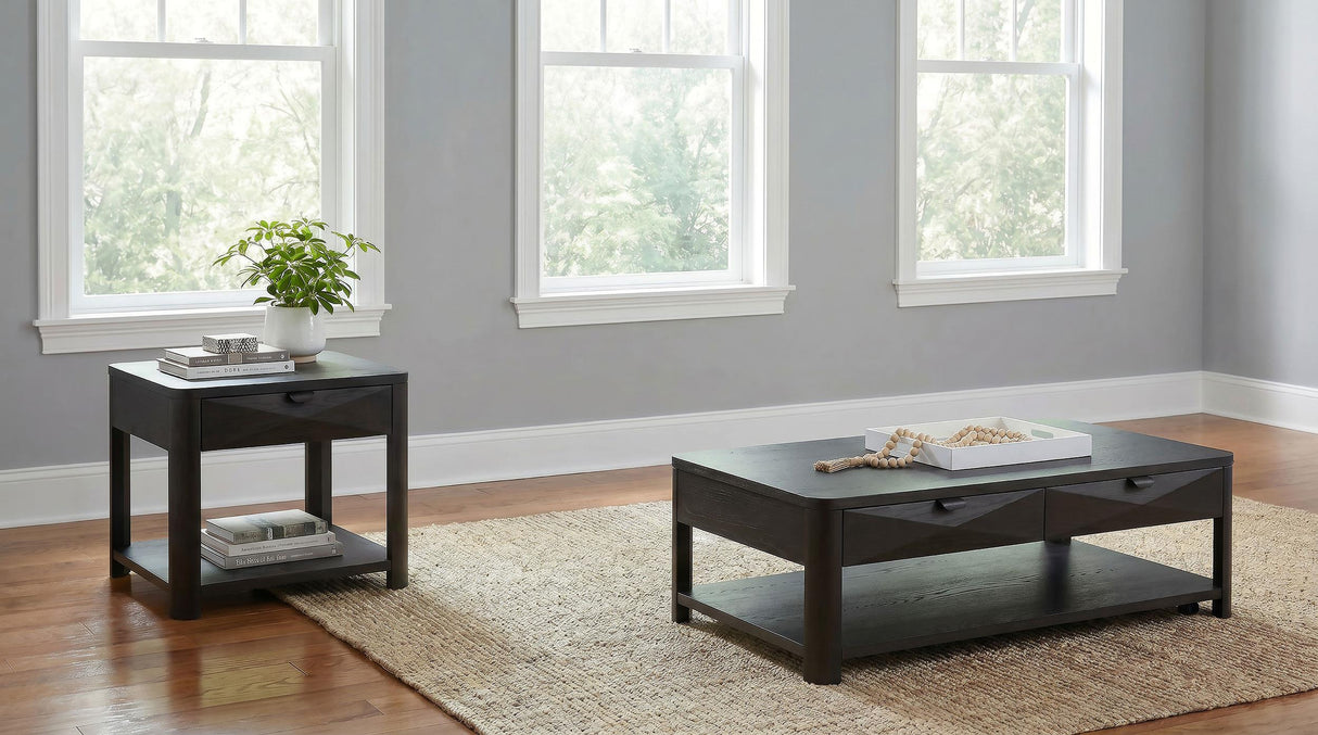 Marcelo Coffee 2-Piece Coffee Table Set with Storage from Coaster - Luna Furniture