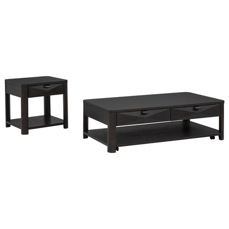 Marcelo Coffee 2-Piece Coffee Table Set with Storage from Coaster - Luna Furniture