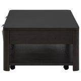 Marcelo Coffee Wood Coffee Table with 2 Drawers and Shelf from Coaster - Luna Furniture