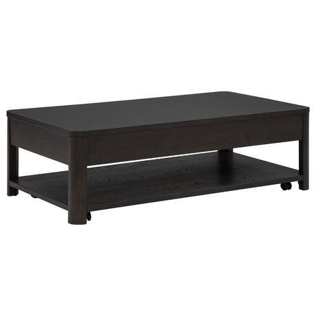 Marcelo Coffee Wood Coffee Table with 2 Drawers and Shelf from Coaster - Luna Furniture