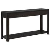 Marcelo Coffee Sofa Console Table with 2 Drawers and Shelf from Coaster - Luna Furniture