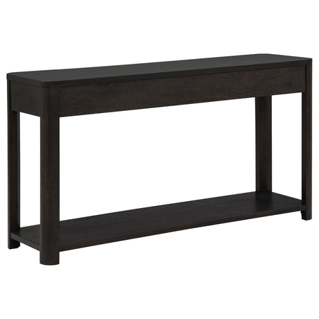 Marcelo Coffee Sofa Console Table with 2 Drawers and Shelf from Coaster - Luna Furniture