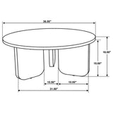 Dale Honey Mango 3-Piece Round Mango Wood Coffee and End Table Set from Coaster - Luna Furniture