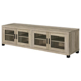 Sachin Antique Pine 3-Piece Entertainment Center With 79" TV Stand from Coaster - Luna Furniture