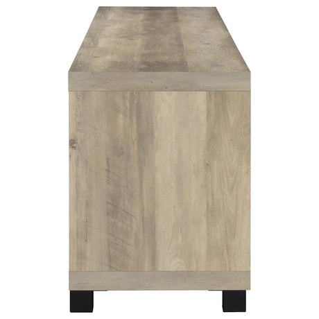 Sachin Antique Pine 3-Piece Entertainment Center With 79" TV Stand from Coaster - Luna Furniture