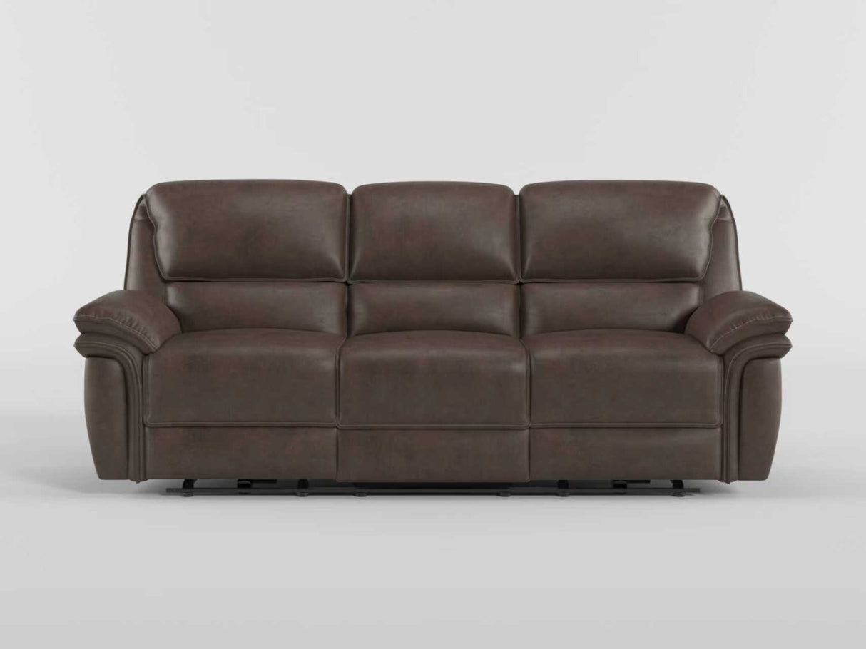 Proctor Brown Microfiber Double Reclining Sofa from Homelegance - Luna Furniture