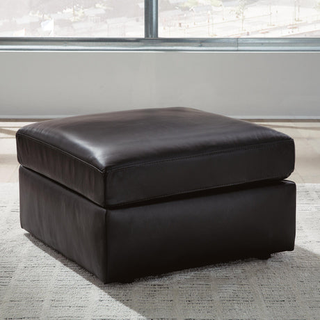 ModMax II Black Oversized Accent Ottoman from Ashley - Luna Furniture