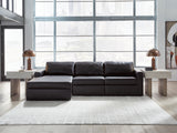 ModMax II Black 3-Piece LAF Sofa Chaise Sectional from Ashley - Luna Furniture
