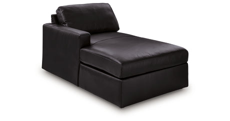 ModMax II Black Left-Arm Facing Corner Chaise from Ashley - Luna Furniture