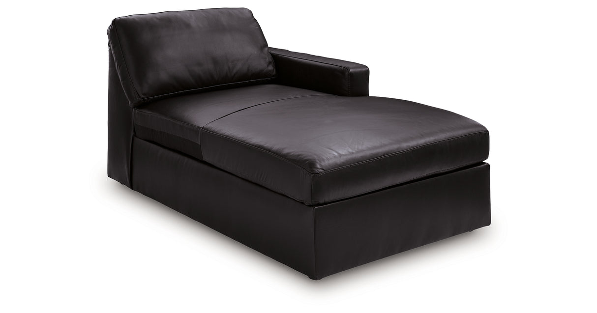 ModMax II Black Right-Arm Facing Corner Chaise from Ashley - Luna Furniture