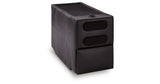 ModMax II Black Console with Audio System from Ashley - Luna Furniture