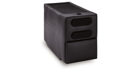 ModMax II Black Console with Audio System from Ashley - Luna Furniture