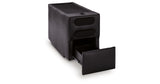 ModMax II Black Console with Audio System from Ashley - Luna Furniture