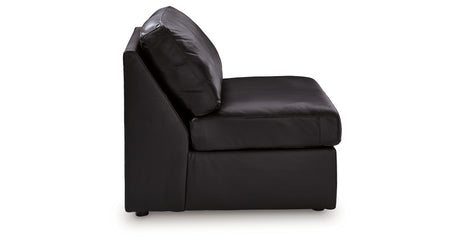 ModMax II Black Armless Chair from Ashley - Luna Furniture