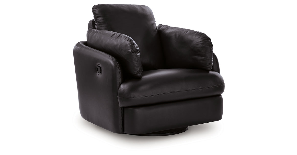 ModMax II Black Swivel Glider Recliner from Ashley - Luna Furniture