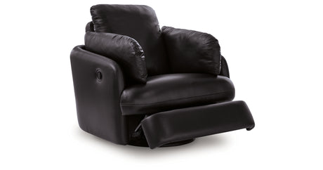 ModMax II Black Swivel Glider Recliner from Ashley - Luna Furniture