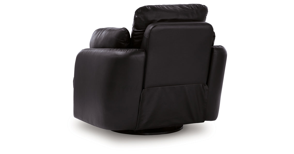 ModMax II Black Swivel Glider Recliner from Ashley - Luna Furniture