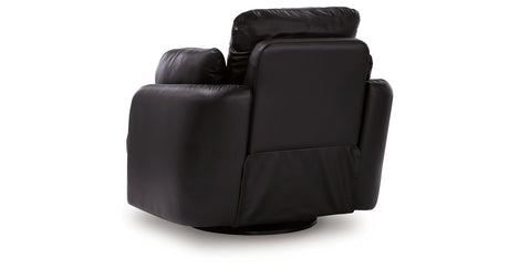 ModMax II Black Swivel Glider Recliner from Ashley - Luna Furniture