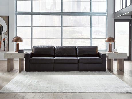 ModMax II Black 3-Piece Sectional Sofa from Ashley - Luna Furniture