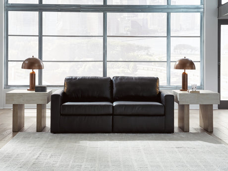 ModMax II Black 2-Piece Sectional Loveseat from Ashley - Luna Furniture
