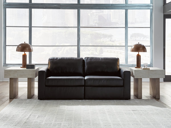 ModMax II Black 2-Piece Sectional Loveseat