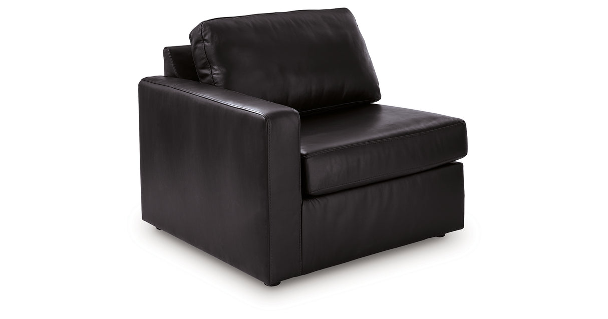 ModMax II Black Left-Arm Facing Corner Chair from Ashley - Luna Furniture