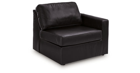ModMax II Black Right-Arm Facing Corner Chair from Ashley - Luna Furniture