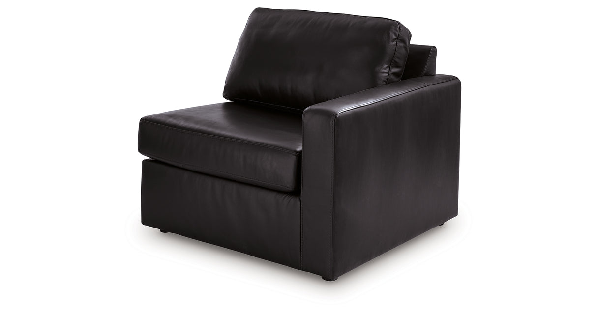 ModMax II Black Right-Arm Facing Corner Chair from Ashley - Luna Furniture