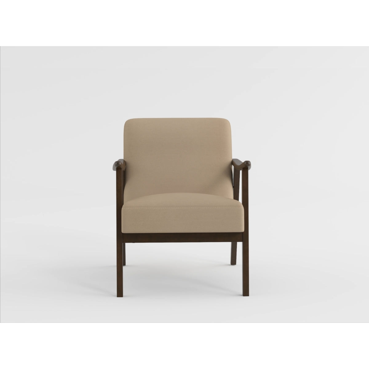 Landers Light Brown Velvet Accent Chair from Homelegance - Luna Furniture