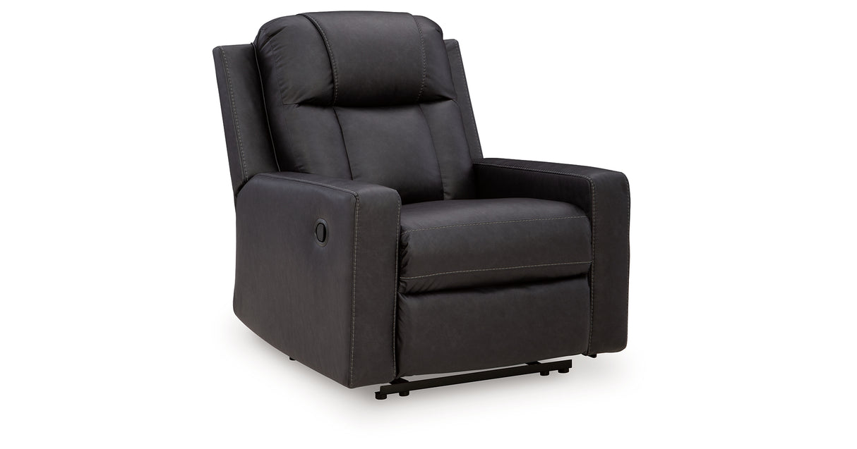 Mackmenville Carbon Recliner from Ashley Furniture - Luna Furniture