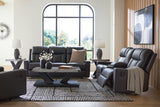 Mackmenville Carbon Reclining Living Room Set from Ashley Furniture - Luna Furniture