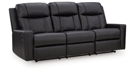 Mackmenville Carbon Reclining Sofa from Ashley Furniture - Luna Furniture
