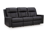 Mackmenville Carbon Reclining Sofa from Ashley - Luna Furniture