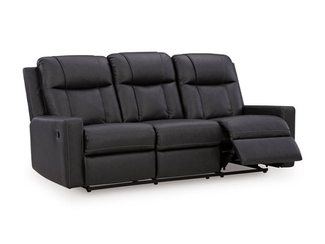 Mackmenville Carbon Reclining Sofa from Ashley - Luna Furniture