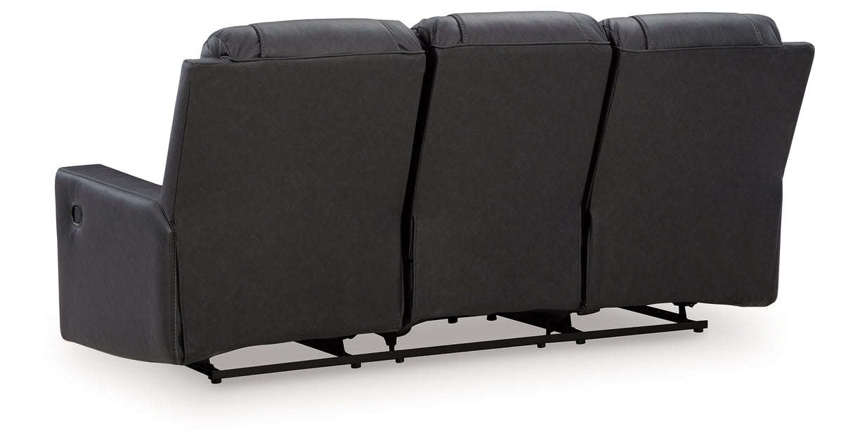 Mackmenville Carbon Reclining Sofa from Ashley Furniture - Luna Furniture