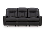 Mackmenville Carbon Reclining Sofa from Ashley - Luna Furniture