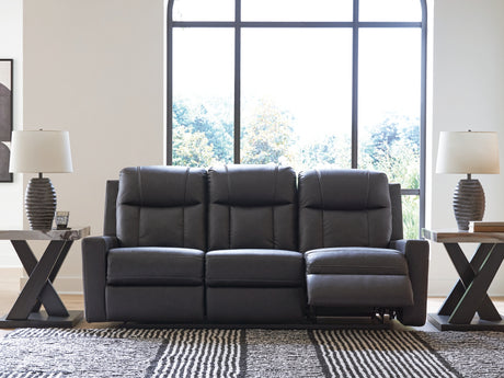 Mackmenville Carbon Reclining Sofa from Ashley Furniture - Luna Furniture