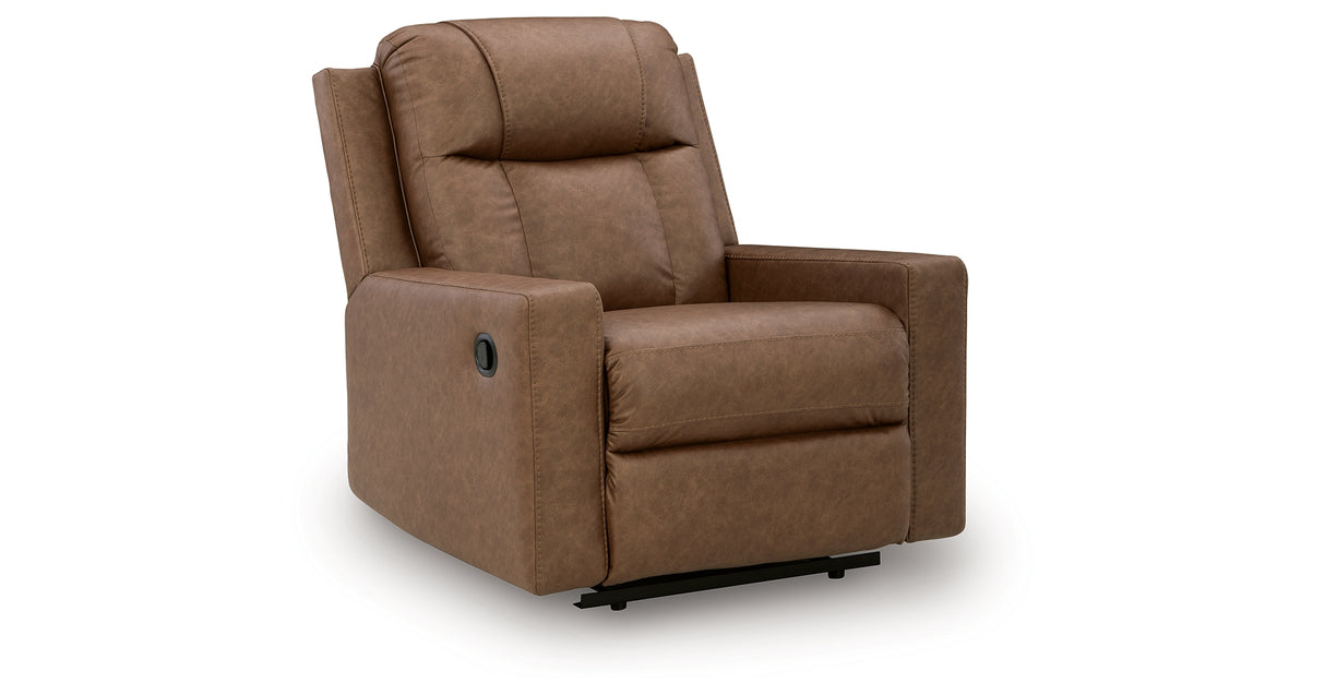 Mackmenville Caramel Recliner from Ashley Furniture - Luna Furniture