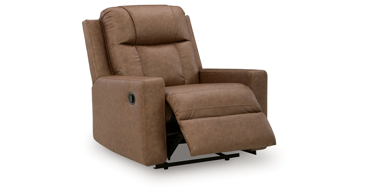 Mackmenville Caramel Recliner from Ashley Furniture - Luna Furniture