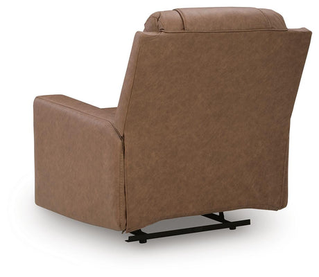 Mackmenville Caramel Recliner from Ashley Furniture - Luna Furniture