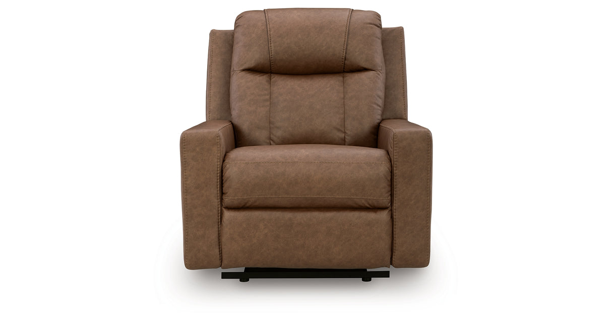 Mackmenville Caramel Recliner from Ashley Furniture - Luna Furniture