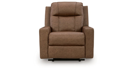 Mackmenville Caramel Recliner from Ashley Furniture - Luna Furniture