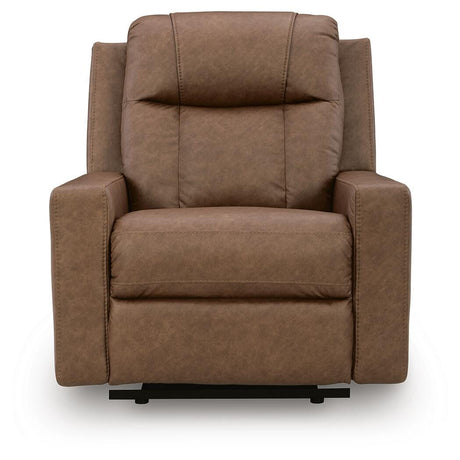 Mackmenville Caramel Reclining Sofa and Recliner from Ashley Furniture - Luna Furniture