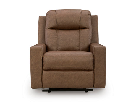 Mackmenville Caramel Recliner from Ashley Furniture - Luna Furniture