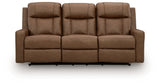 Mackmenville Caramel Reclining Sofa from Ashley Furniture - Luna Furniture